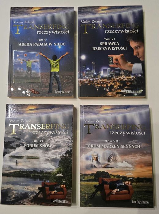 Transerfing rzeczywistości Vadim Zeland, tomy od 1 do 9, komplet NOWY!