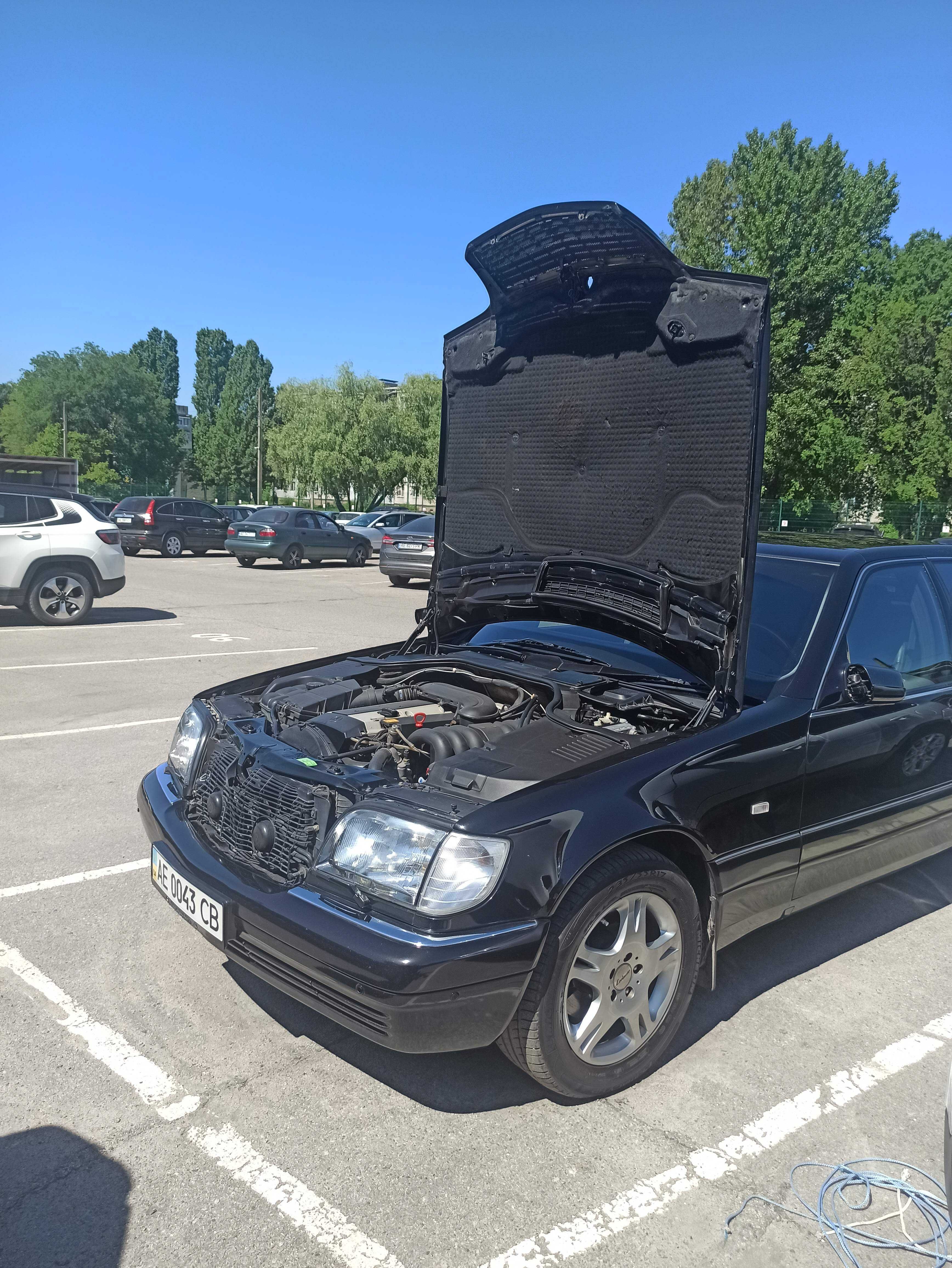 Продам Мерседес W140  1997г  3.2 л Бензин   Черный  Павлоград