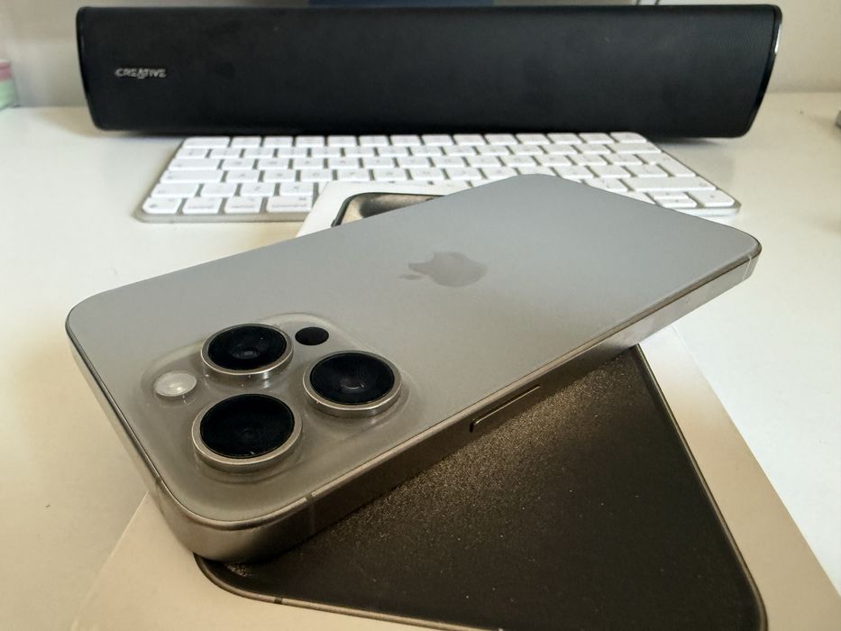 iPhone 15 Pro Max 256gb Natural Titanium Bateria 92% od nowości