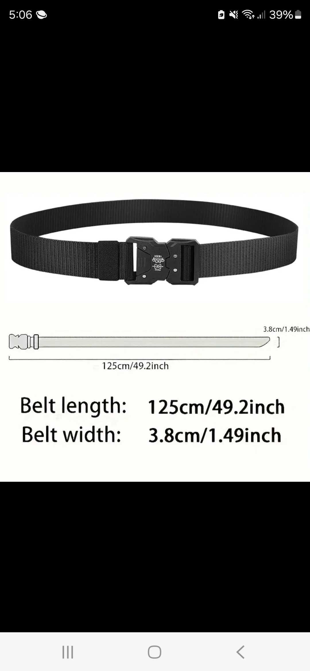 Belt de alta qualidade para o homem.