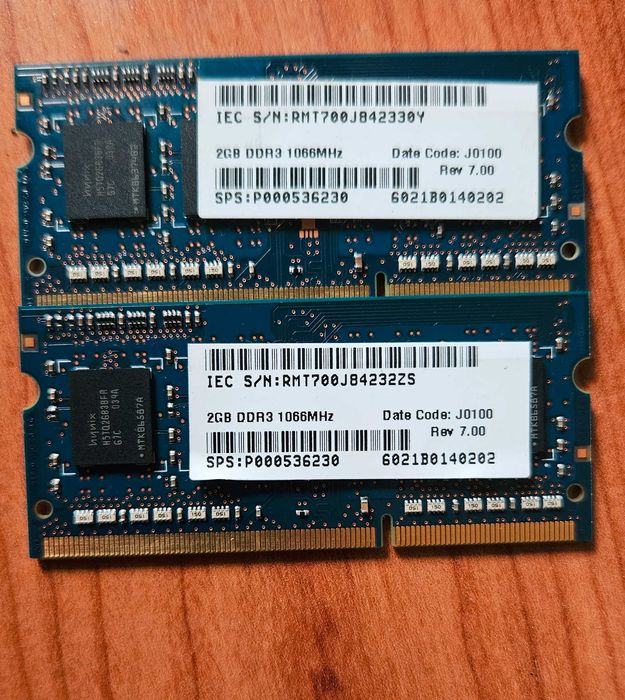 Hynix 2 x 2GB DDR3 1066MHz
