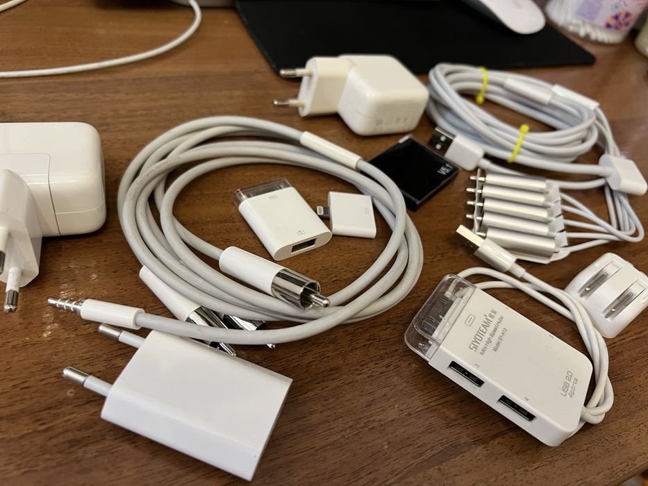 Лот Apple ipod iphone Bluetooth провода зарядки перехідники