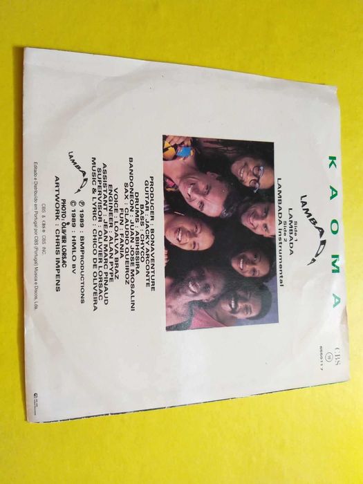 Single Vinil Kaoma-Lambada