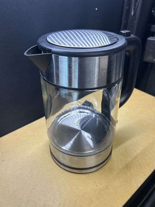 Чайник Xiaomi Glass Kettle 1.7 л, 2200 Вт, скло/нерж. сталь