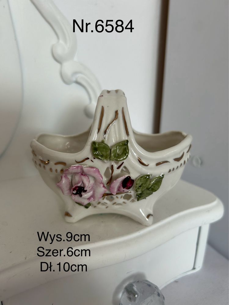 Koszyczek mały ceramiczny nr.6584