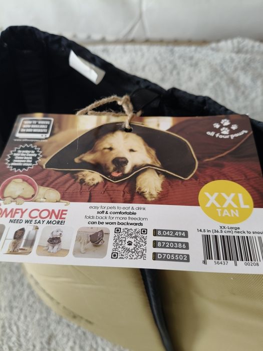 Kołnierz ochronny miękki dla psa Nowy XXl