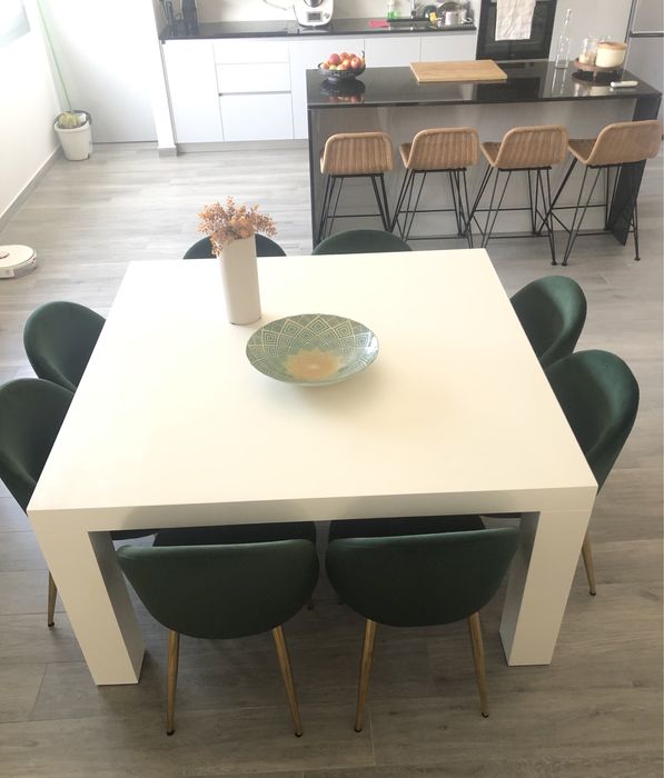 Mesa jantar quadrada