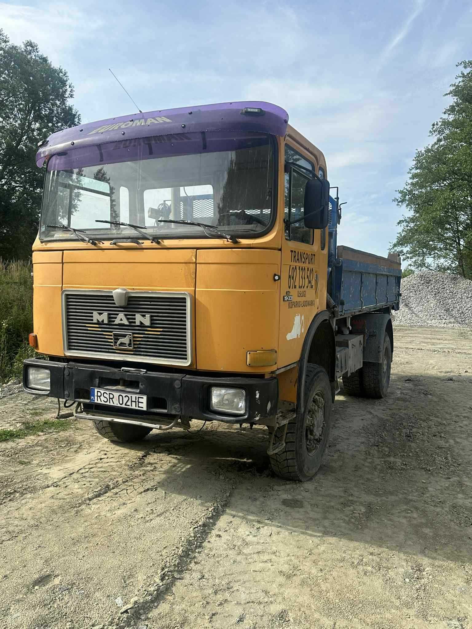 MAN 19.331 4x4 wywrotka