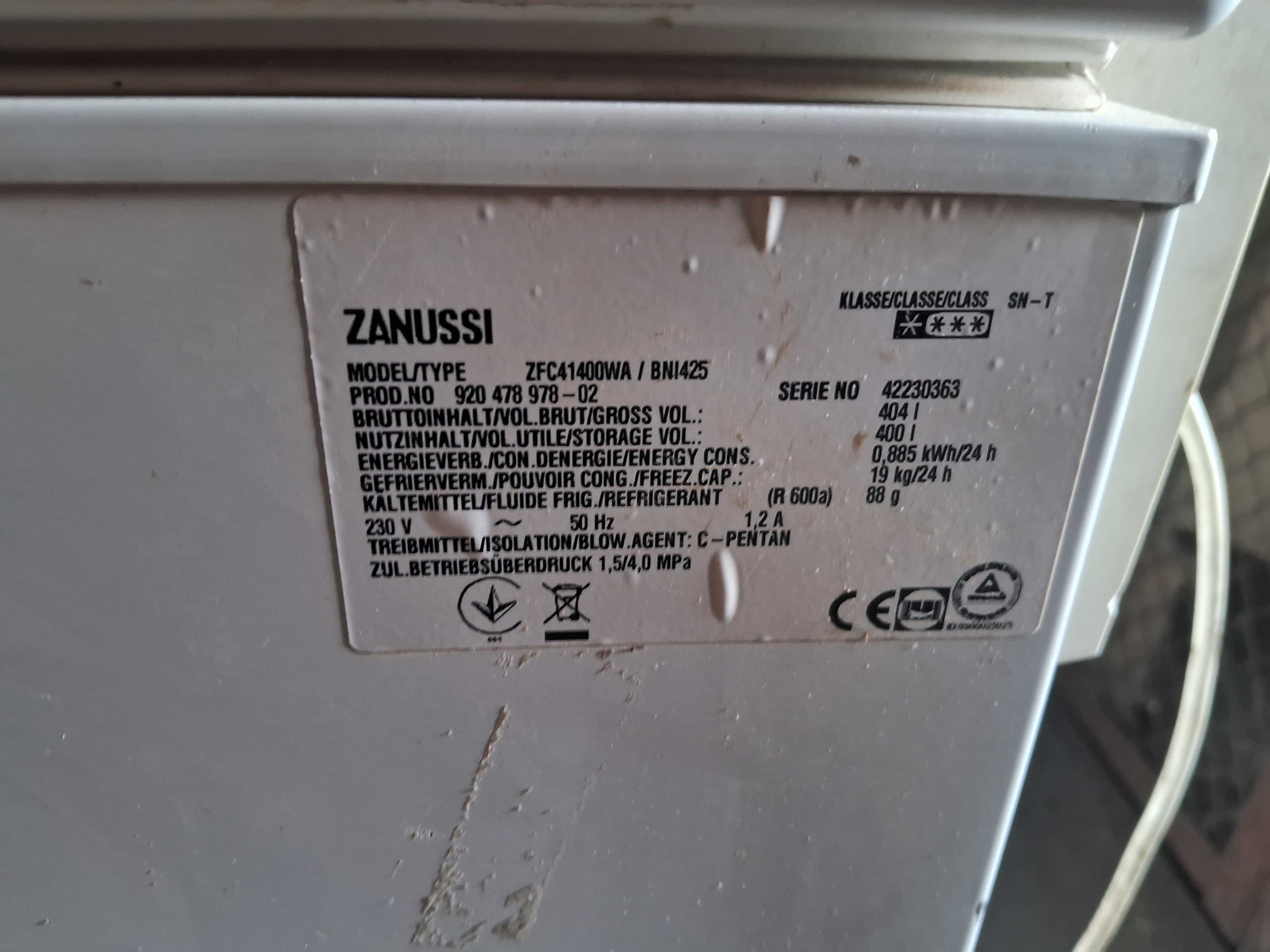 Морозильный ларь Zanussi