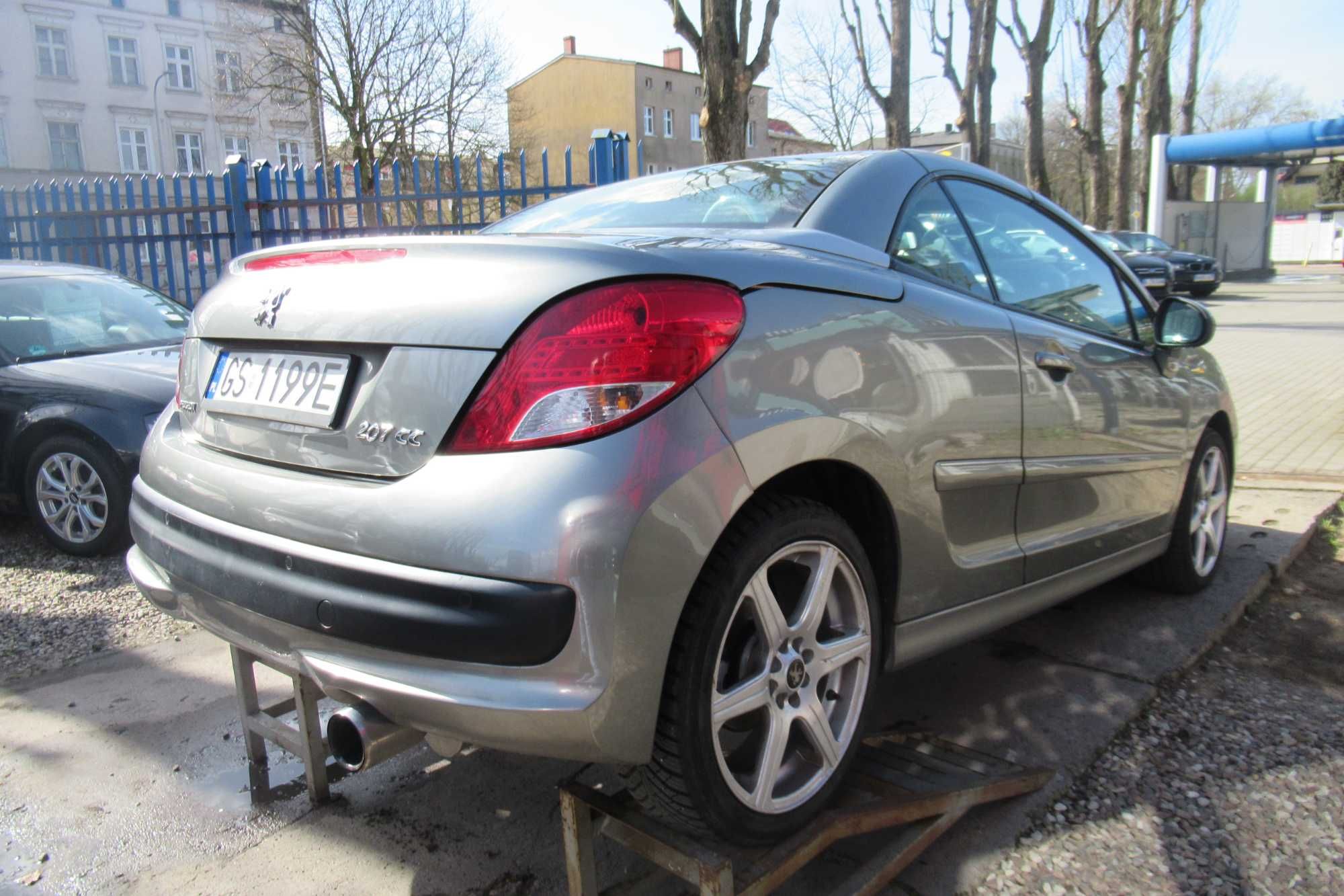 Peugeot 207 cc cabrio coupe 2010 r benzyna 1..6 150 km mały kabriolet