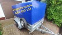 Wypożyczalnia 24godz/7dni  przyczepki dwuosiowa 750kg Neptun N7-263 ka