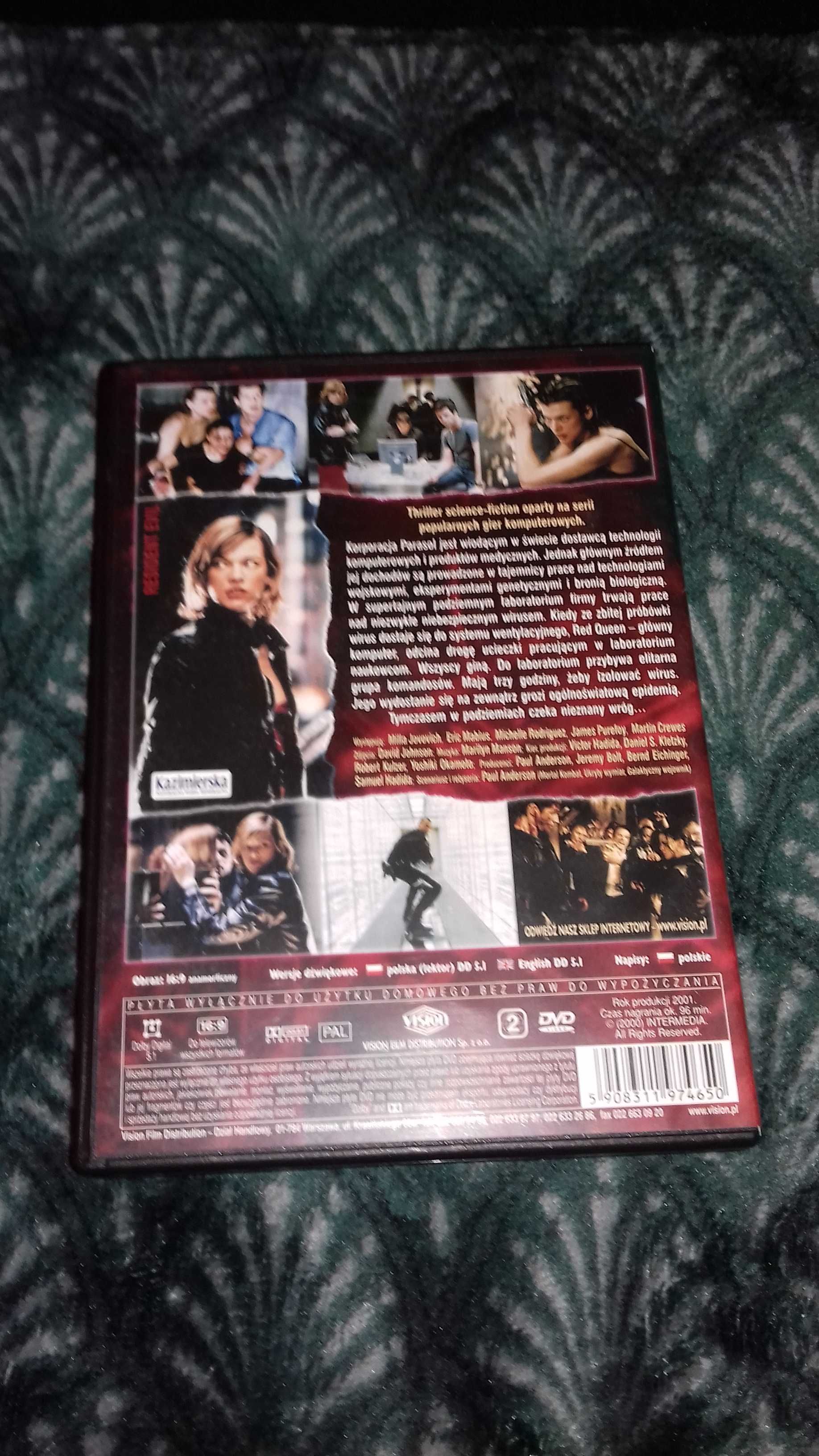 Film DVD Resident Evil cz. 1
