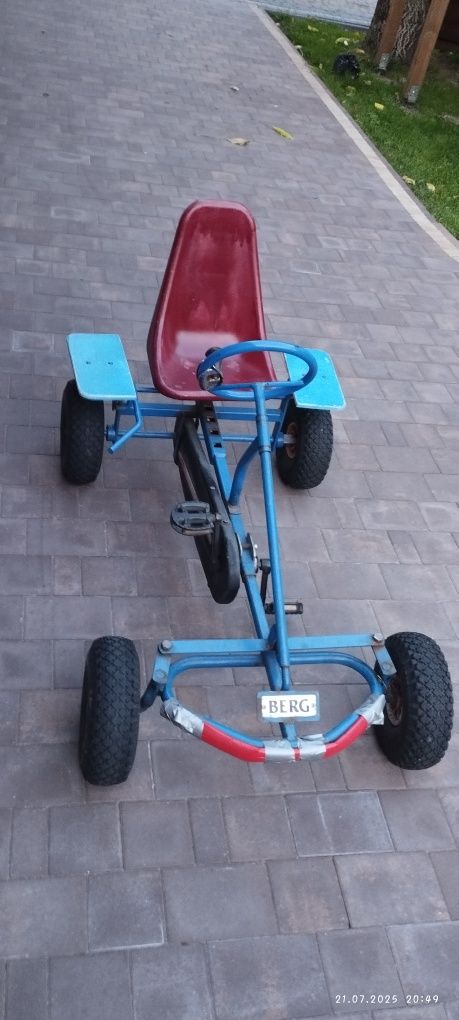 Gokart BERG niebieski