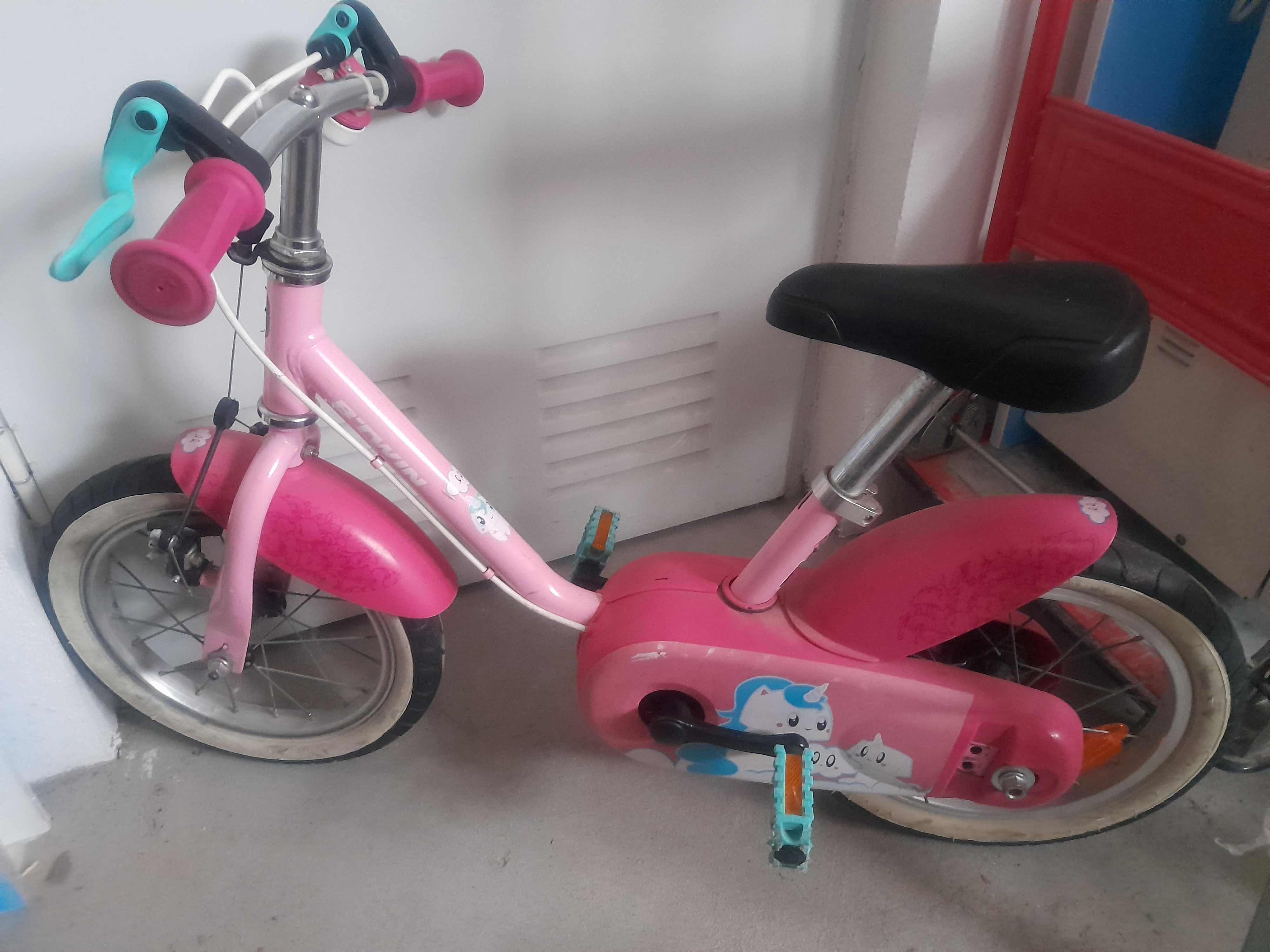 Bicicleta menina decathlon