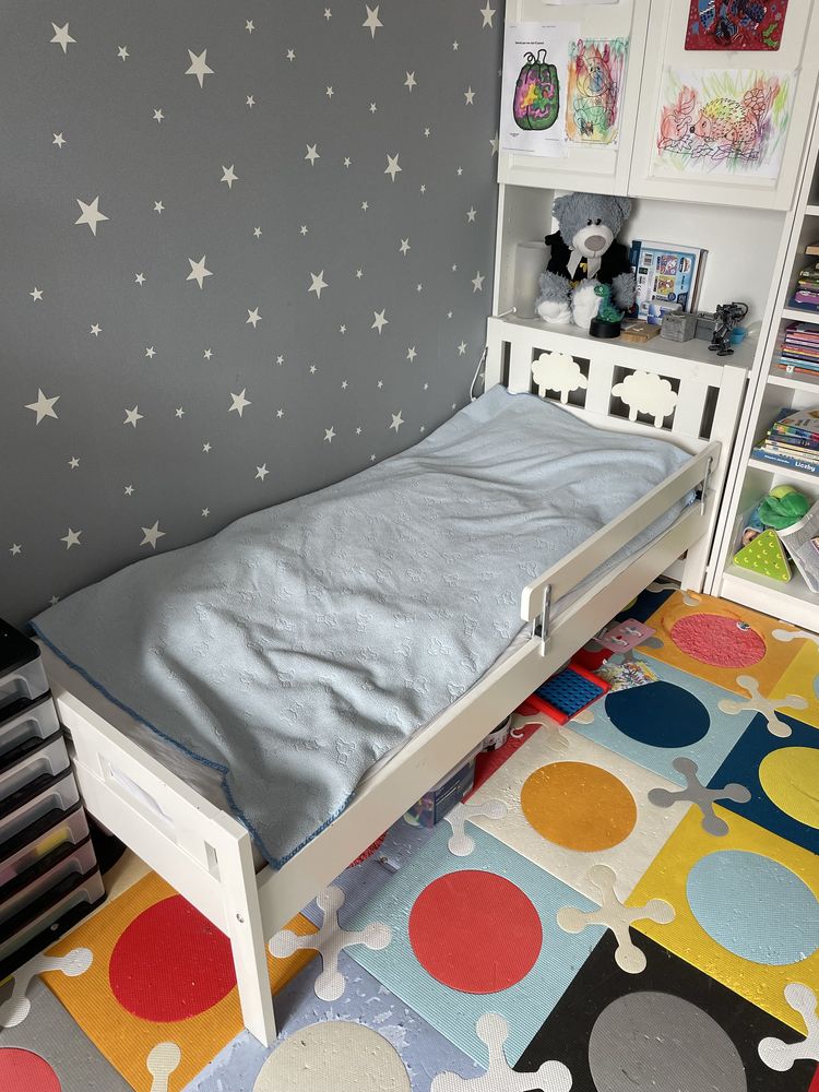 Lozeczko ikea Kritter - biale