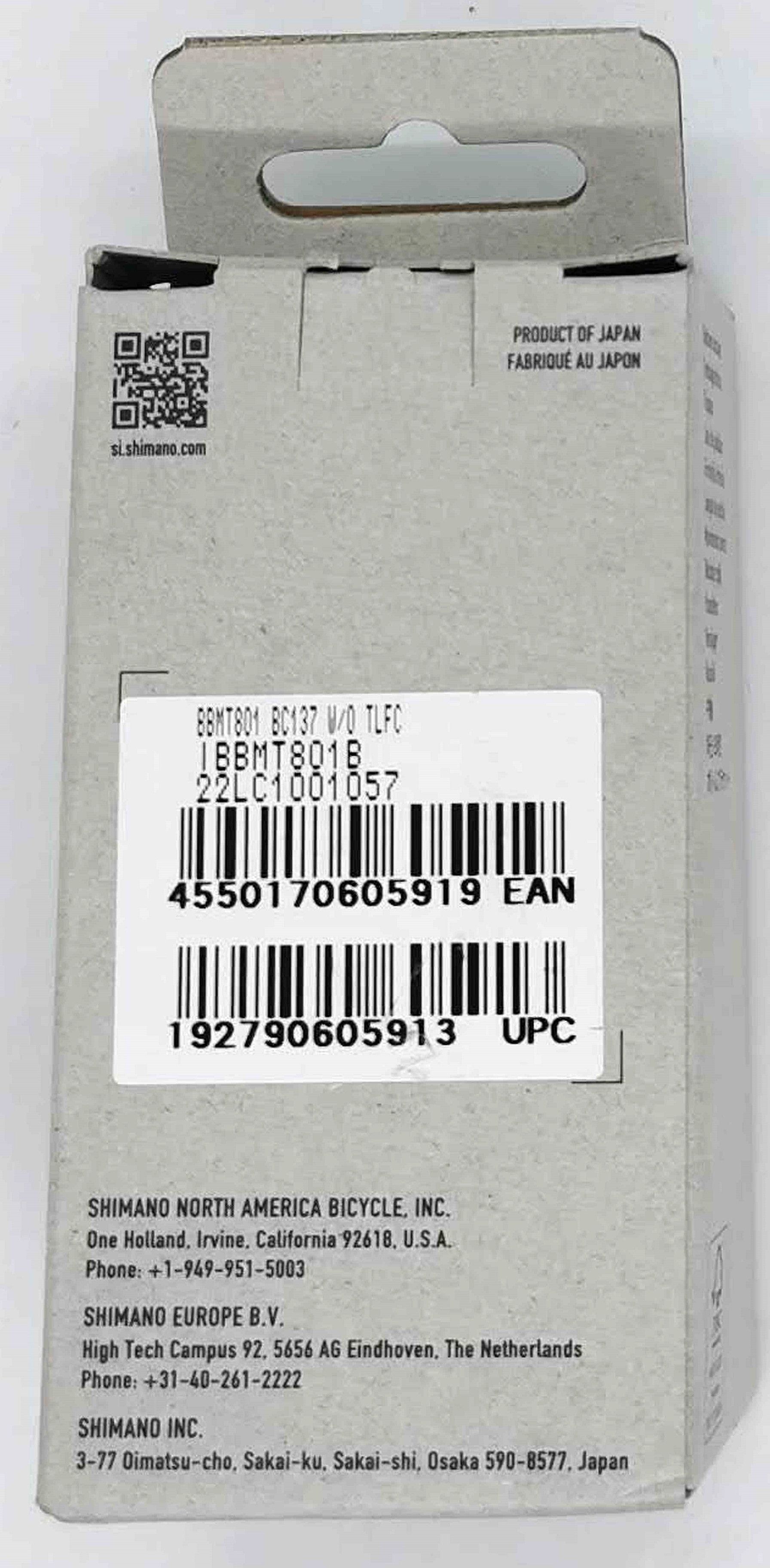 SHIMANO BB-MT801 DEORE XT Suport BSA Wkręcany BOX 68/73mm