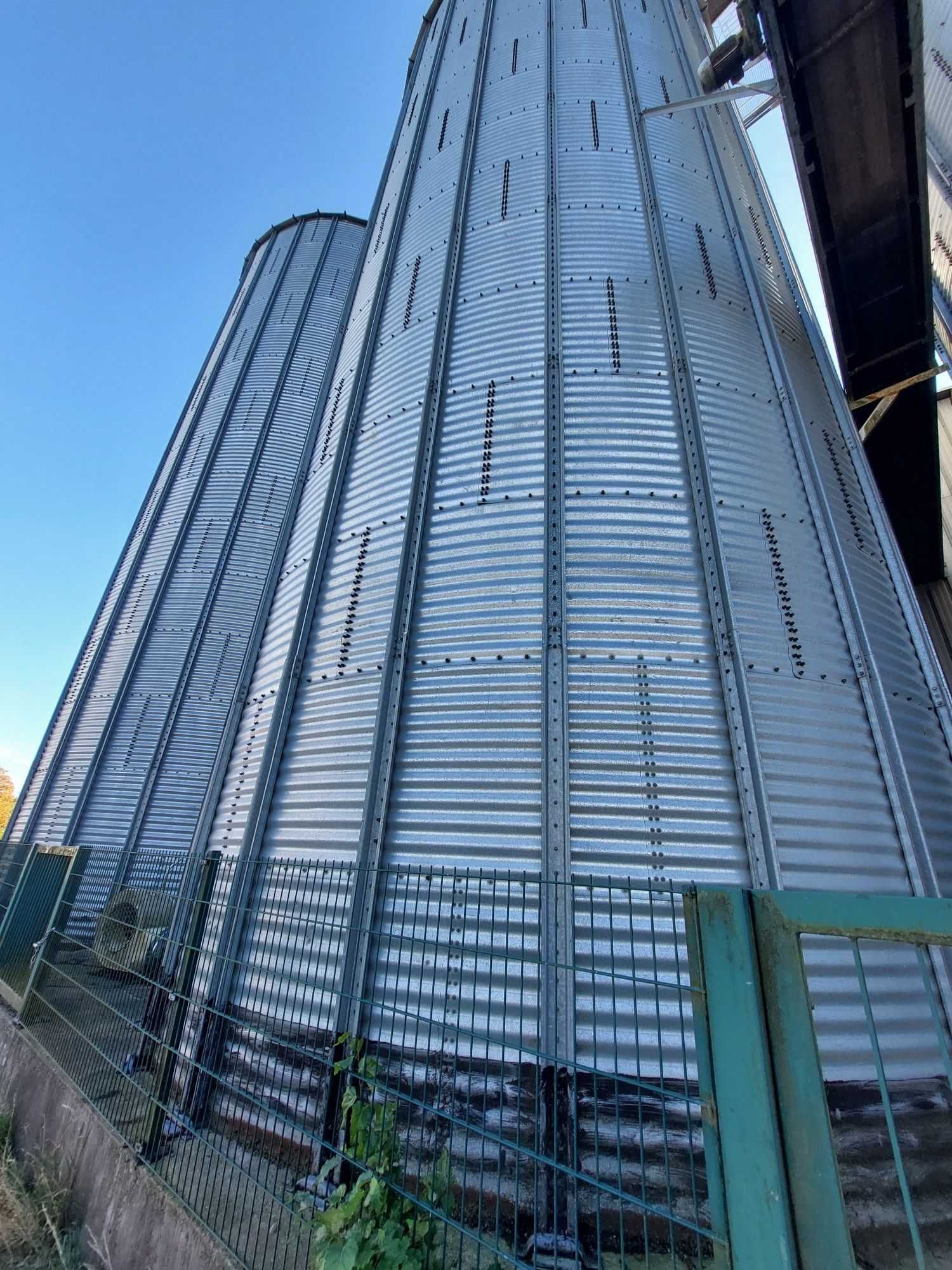 Silos zbożowy płaskodenny 600 ton