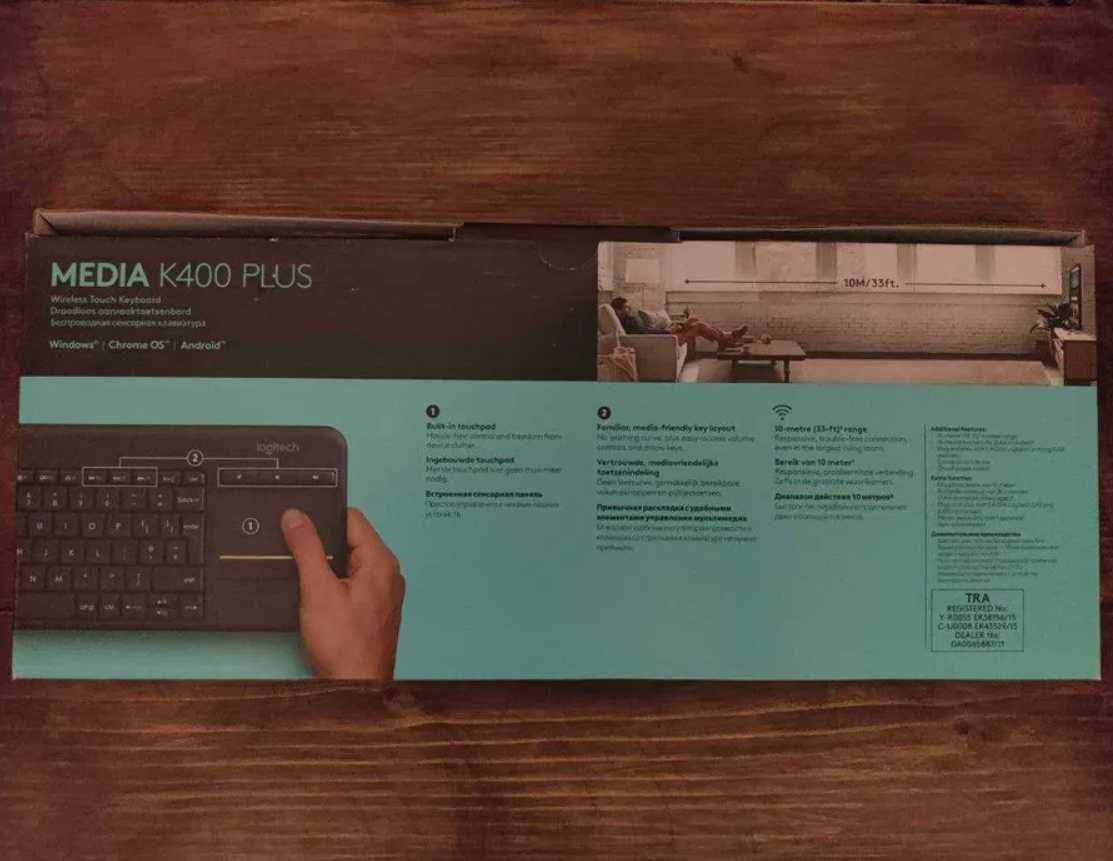 Безпровідна клавіатура Logitech Wireless Touch K400. Без usb-адаптера