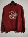 Sweatshirt vermelho escuro
