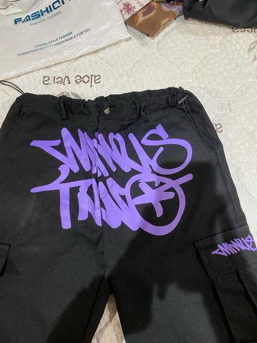 Calças Cargo Y2K Minus Two Roxas