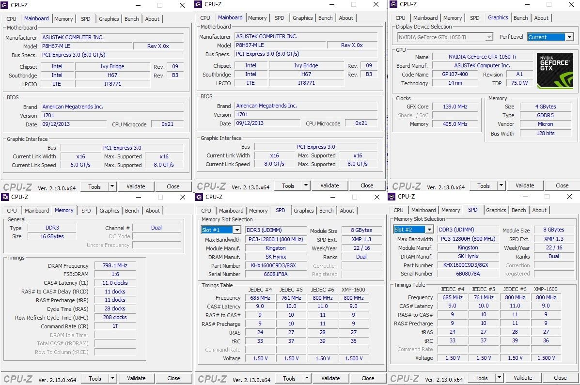 Komputer I5-3450, Asus Cerberus GTX 1050Ti, 16 GB Ram, Windows 10