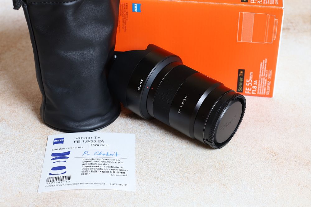 Об'єктив Sony FE 55 mm f/1.8 ZA Sonnar T*Carl Zeiss (SEL55F18Z)