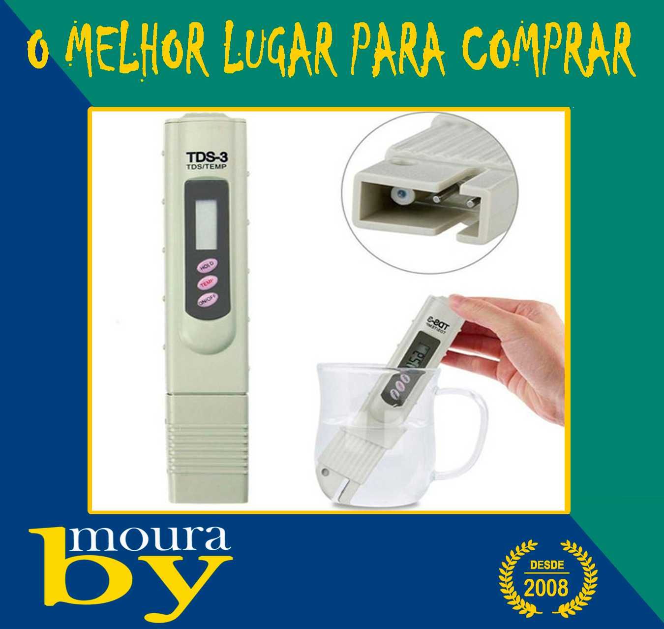 Medidor De Teste Ideal Da Água Potável Aquários Tds Calibração