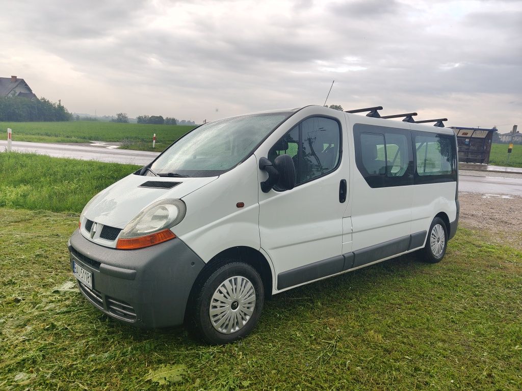 Renault Trafic LONG/ 9osób  / KLIMA x2 / HAK