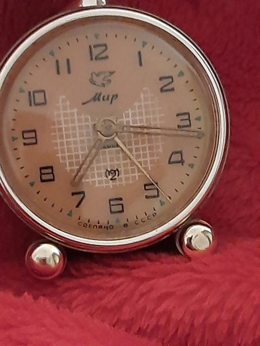 Stary zegarek budzik CCCP PRL