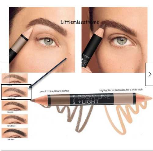 Avon. НОВИЙ Олівець для брів. Brow Line + Light Duo Pencil