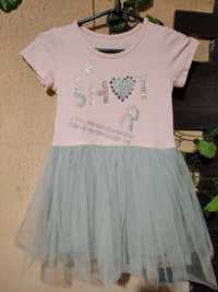 Современное стильное платье на девочку 5-6 лет
