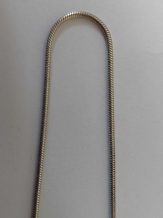 Łańcuszek z zapięciem Srebrny 48cm Baza Żmijka