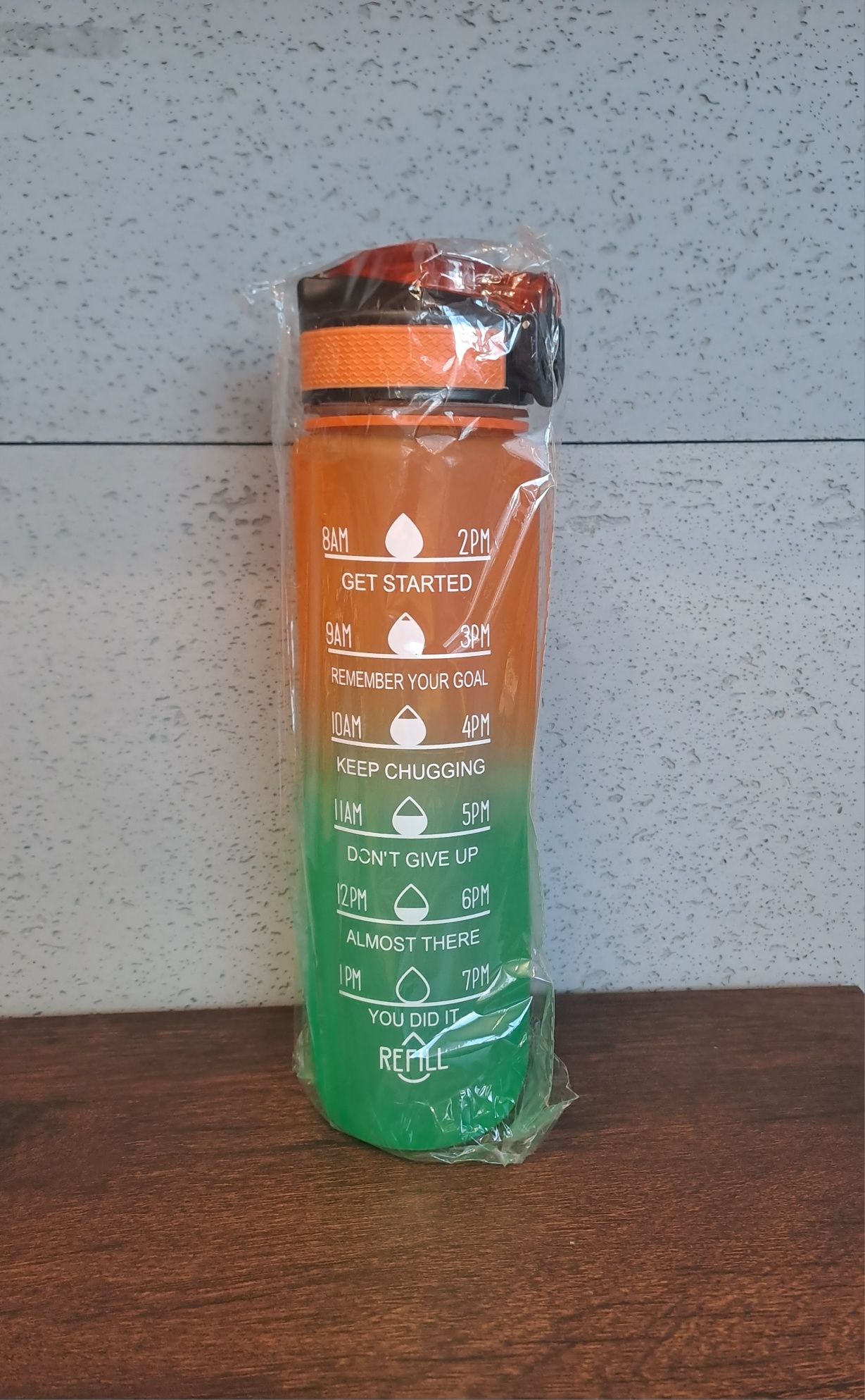 Bidon motywacyjny butelka na wodę motivation bottle water 1L 1000ml