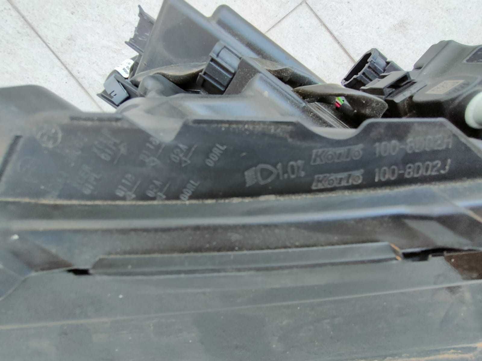 Óptica ótica farol principal esquerdo VW Passat B6