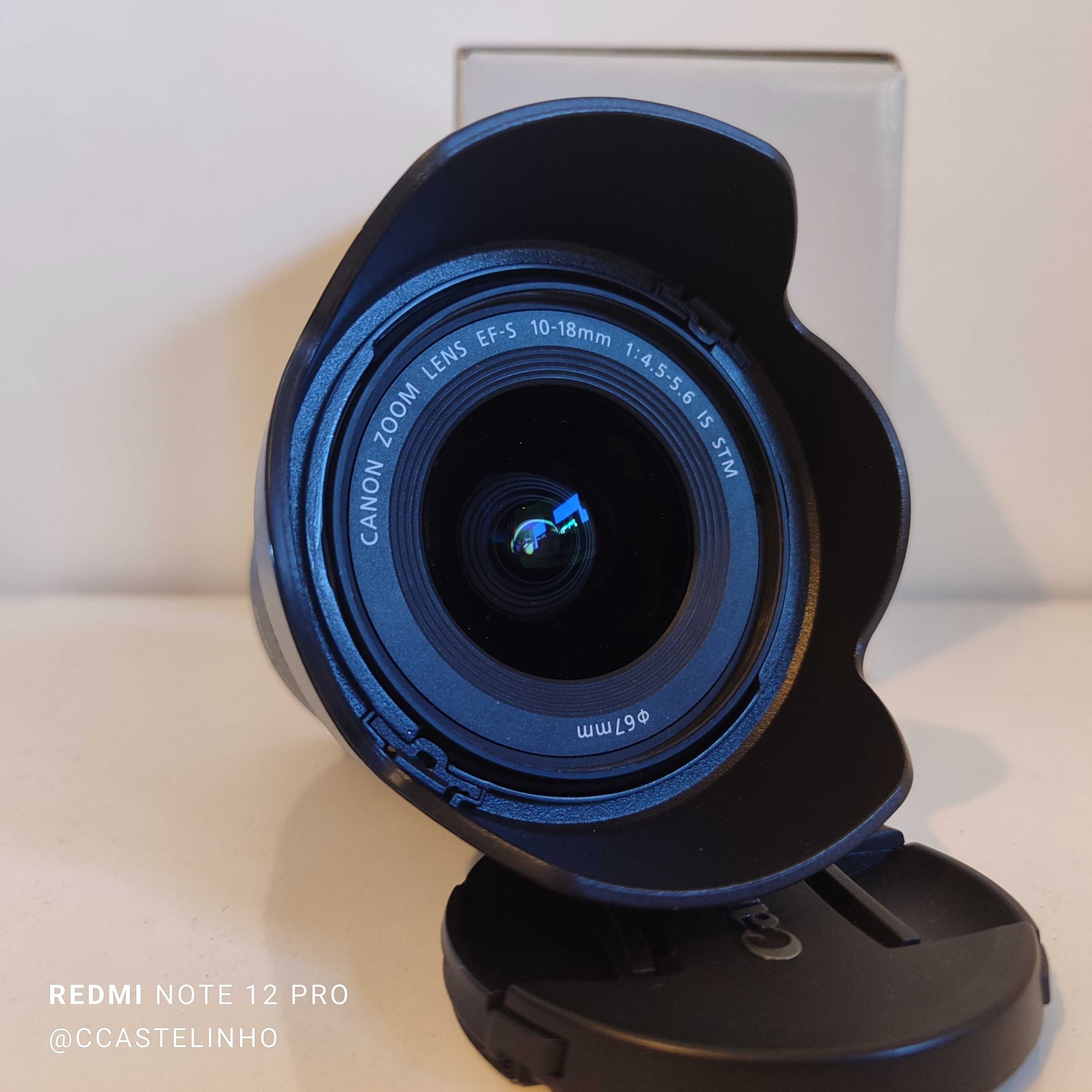 Canon 10-18mm IS STM - COMO NOVA