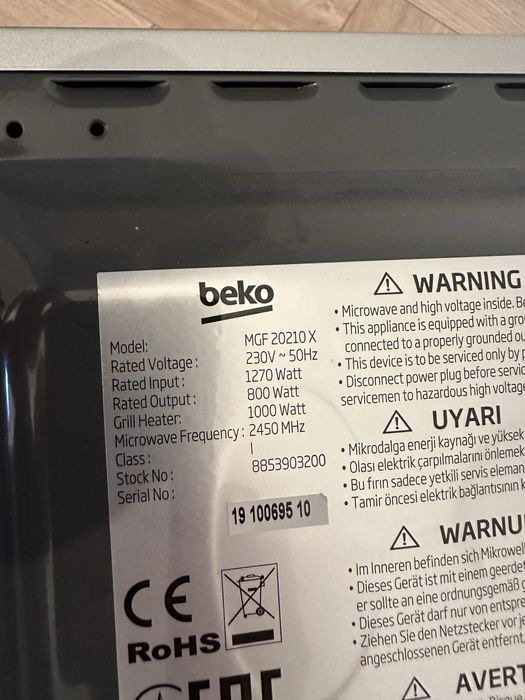 Mikrofala Beko MGF 20210X