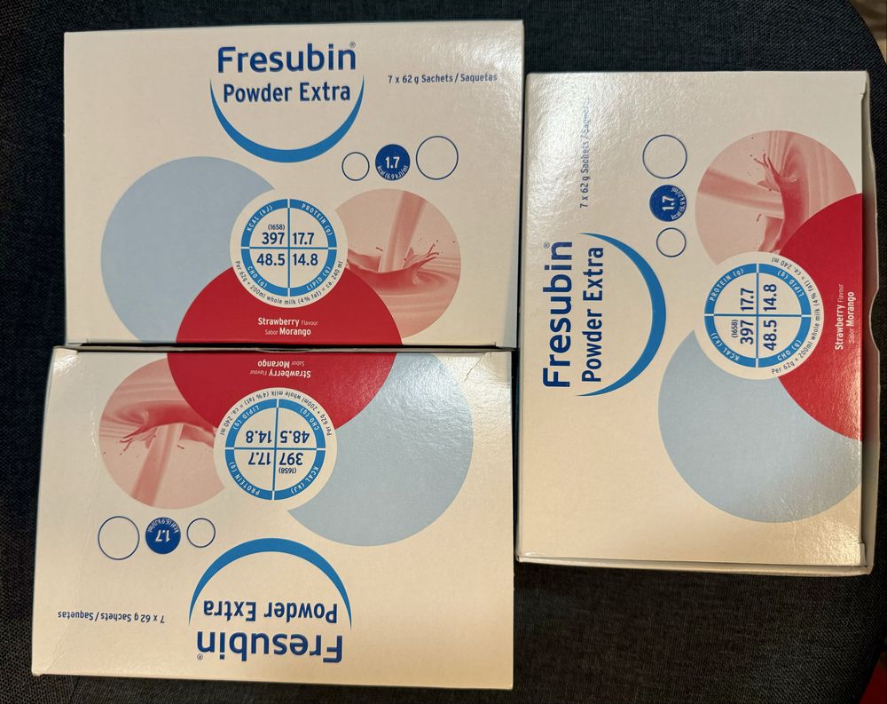 Fresubin Powder Extra Morango 7x62g 15€ 3 Caixas
