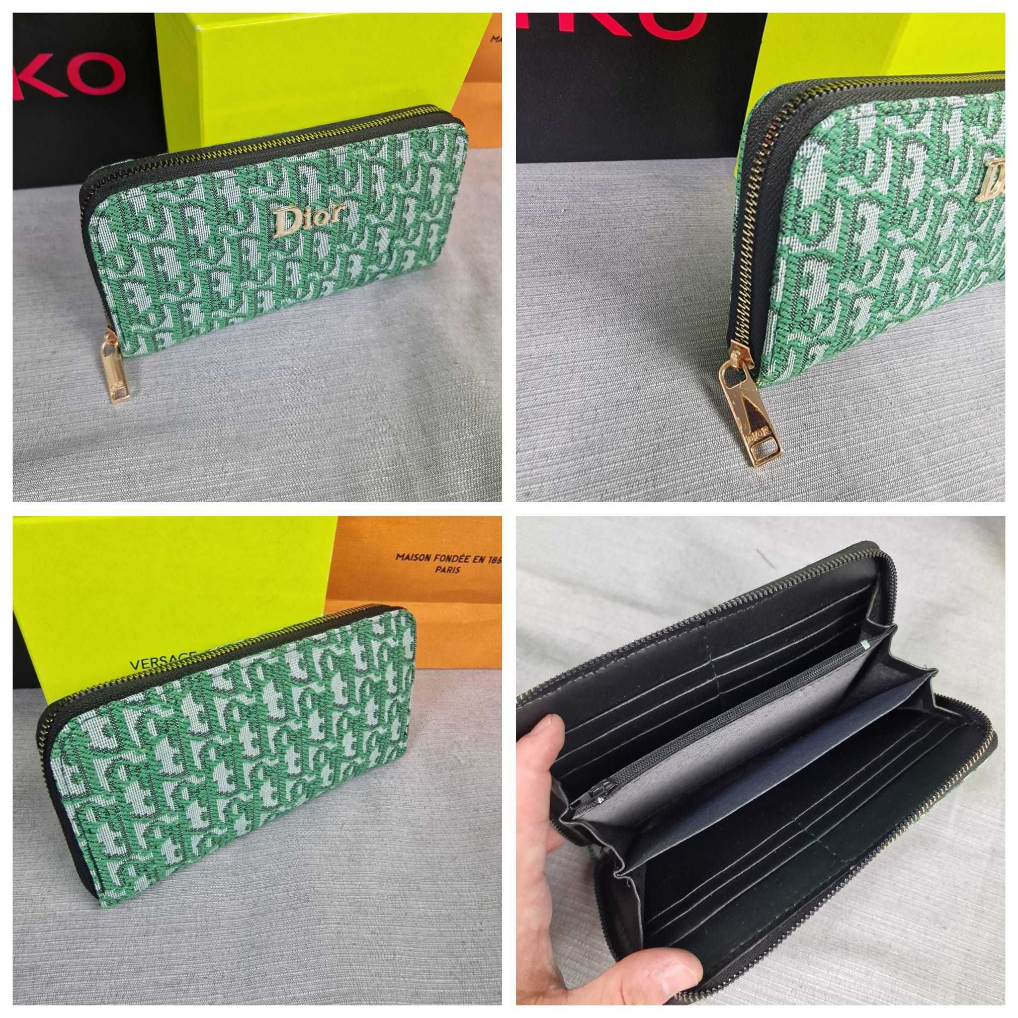 portfel damski dior kolory duzy monogram