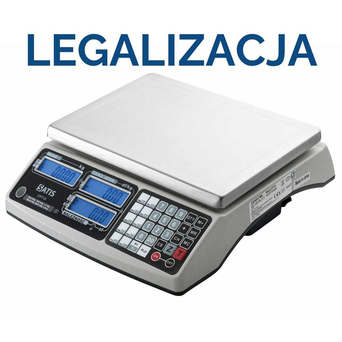 Waga sklepowa elektroniczna 30kg z legalizacją kalkulacyjna do sklepu