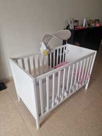 Cama bebe ikea SUNDVIK Berço, branco, 60x120 cm