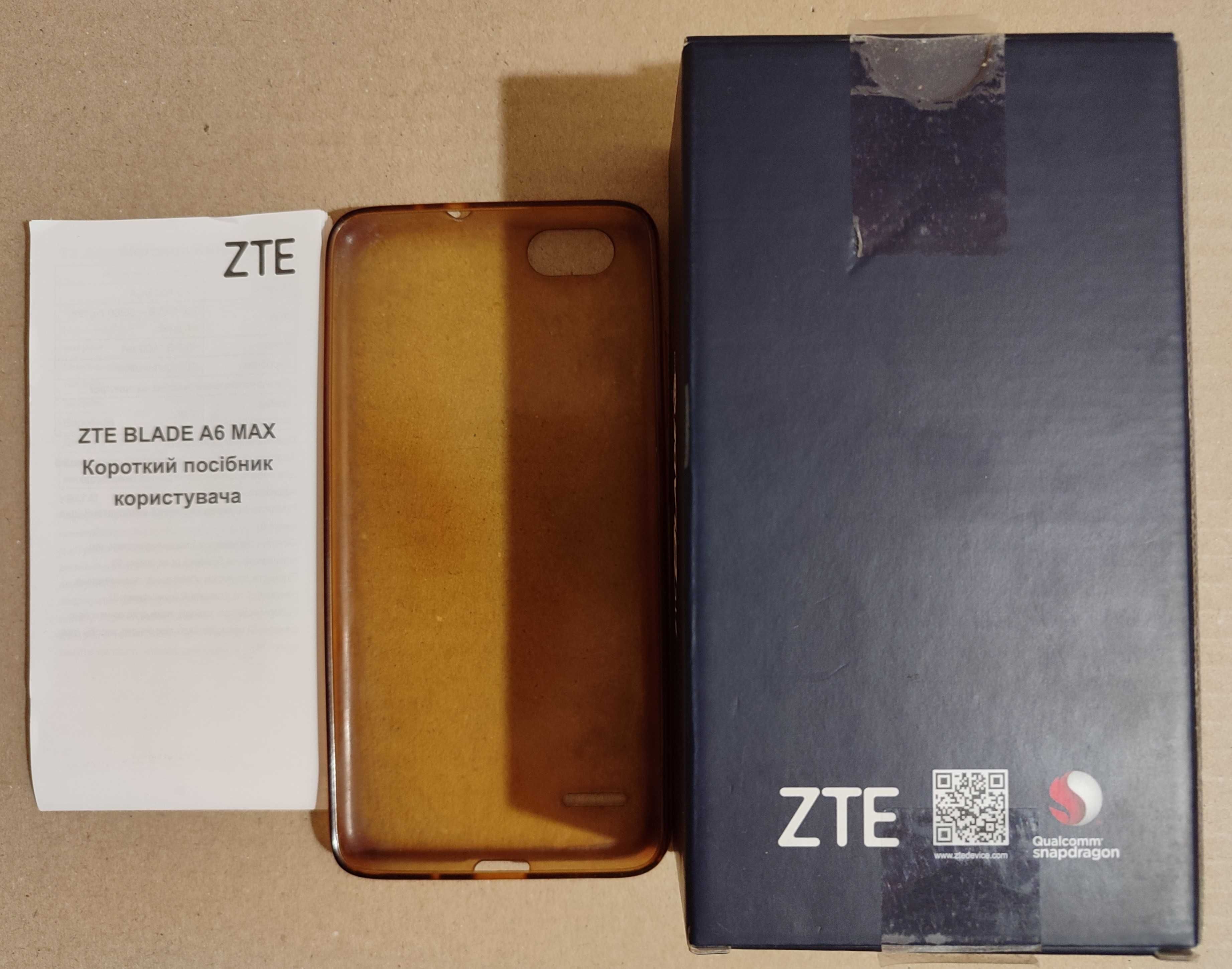 Телефон ZTE Blade A6 max 2/16GB смартфон б/в (битий екран)