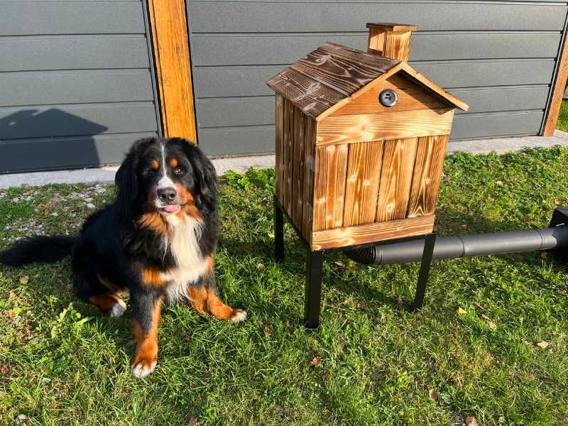 Wędzarnia OGRODOWA wędzok Drewniana Impregnowana DUŻY ZESTAW 120cm!