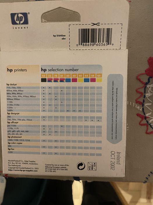 Tinteiro HP 516 amarelo