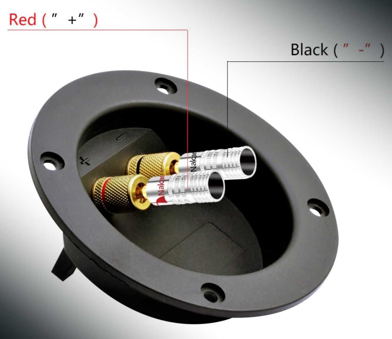 Nakamichi позолочені Hi-Fi Banana штекери – 4 шт. (2 пари)