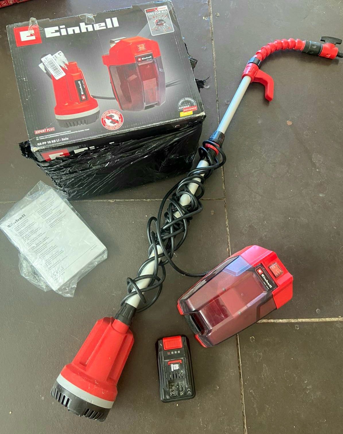 Насос чистоЇ води Einhell GE-PP 18 RB Li Power X-Change з Німеччини