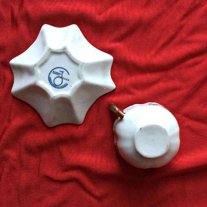 CH4 -Chávena miniatura -JOCER -Porcelanas P. Limoges -Alcobaça