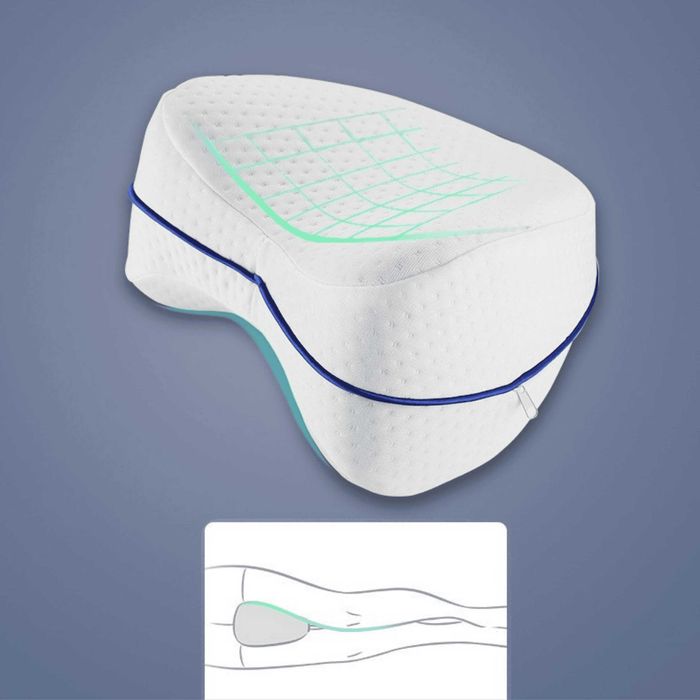 Ortopedyczna poduszka między kolana – klin do spania, separator nóg