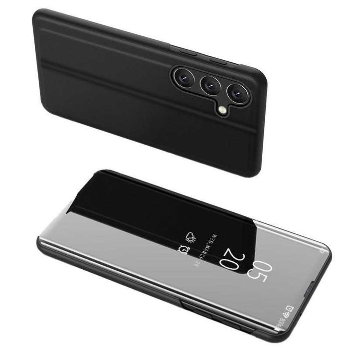 Etui Flip Clear View do Samsung Galaxy A55 5G + Szkło Hartowane