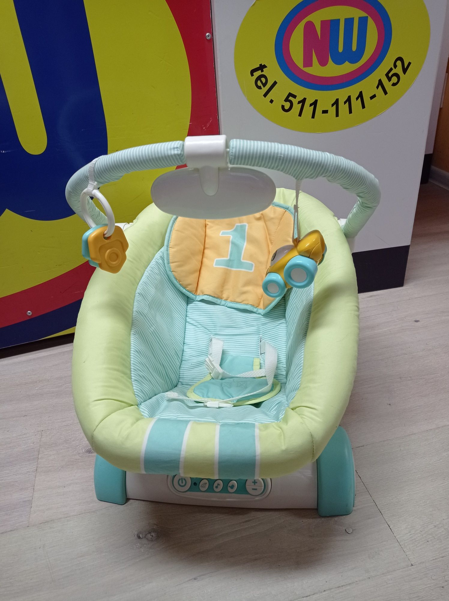 Moto leżaczek FisherPrice KOMIS DZIECIĘCY NW