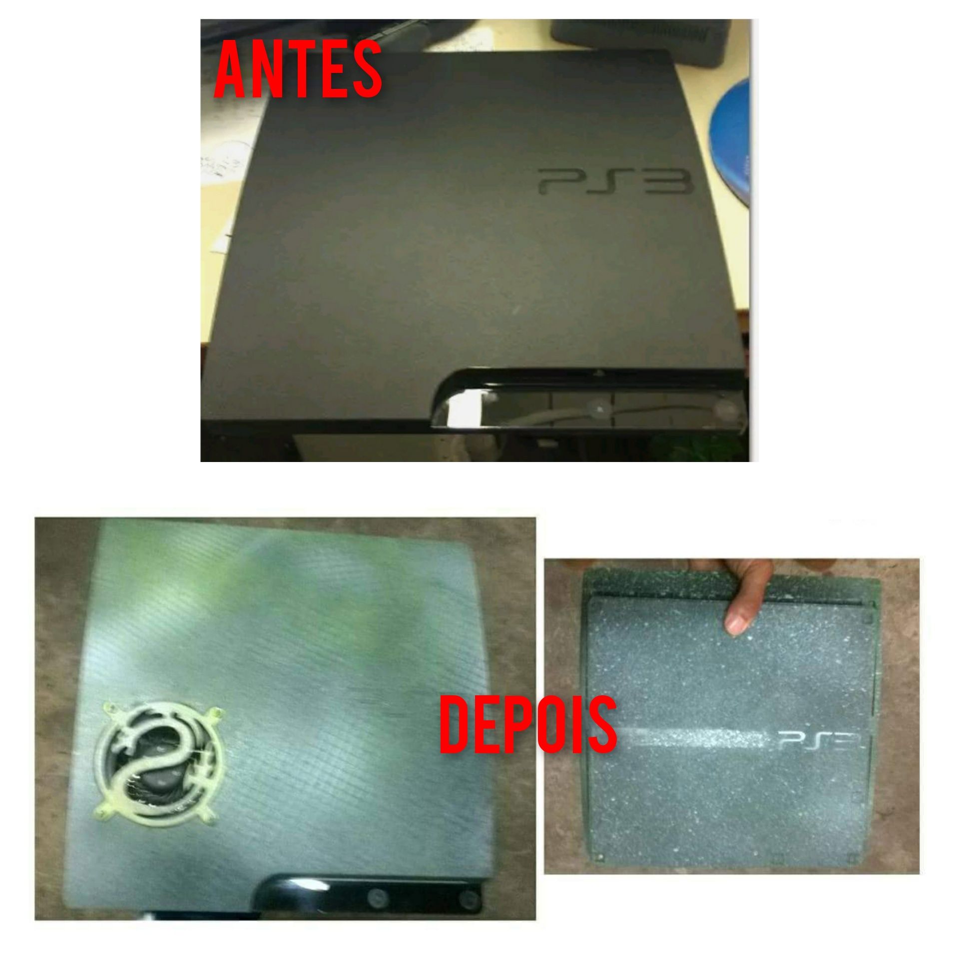 Personalizaçao e limpeza de Consola Sony Playstation 3 / ps3